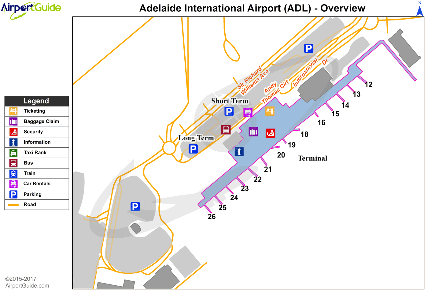 Adelaide - Adelaide International (ADL) Airport Terminal ...