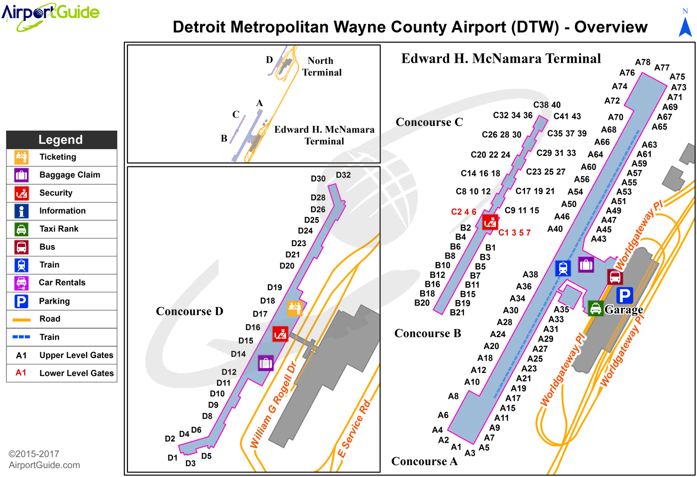 DTW Overview Map 