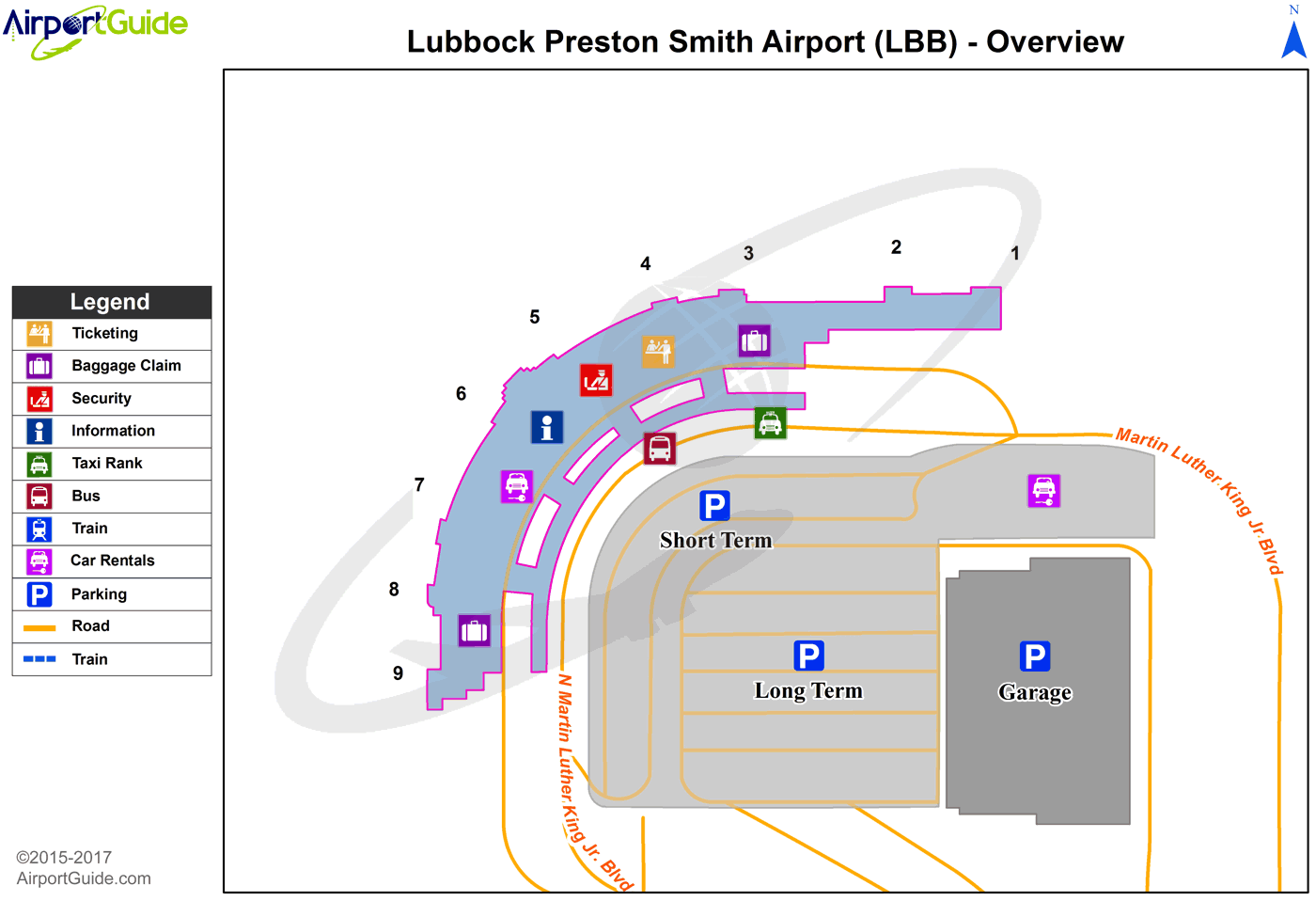 Lubbock - Lubbock Preston Smith International (LBB) Airport Terminal ...