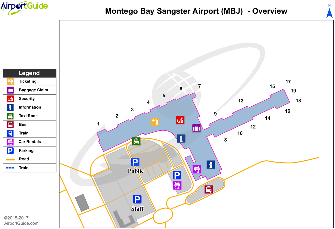 Montego Bay Airport Map | Living Room Design 2020