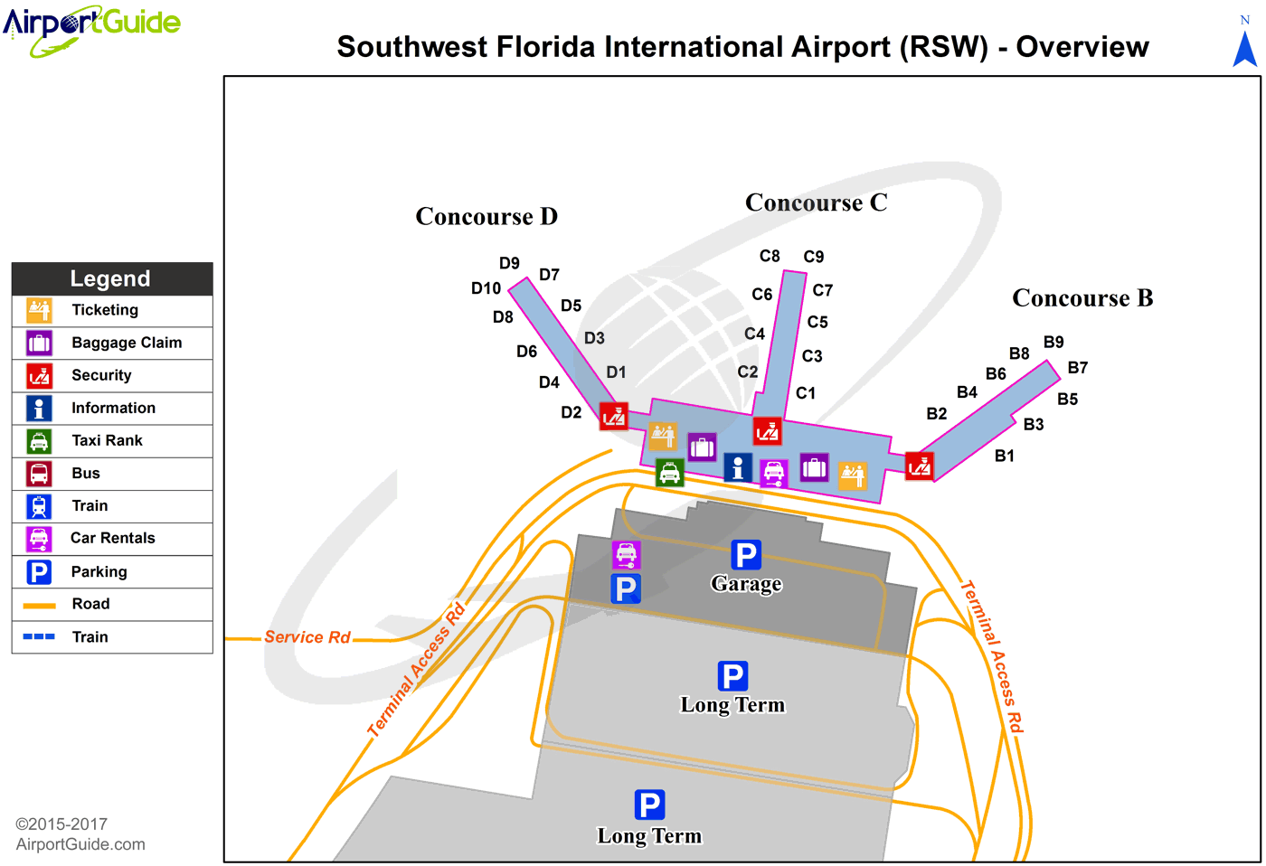 fort myers airport map Fort Myers Southwest Florida International Rsw Airport fort myers airport map